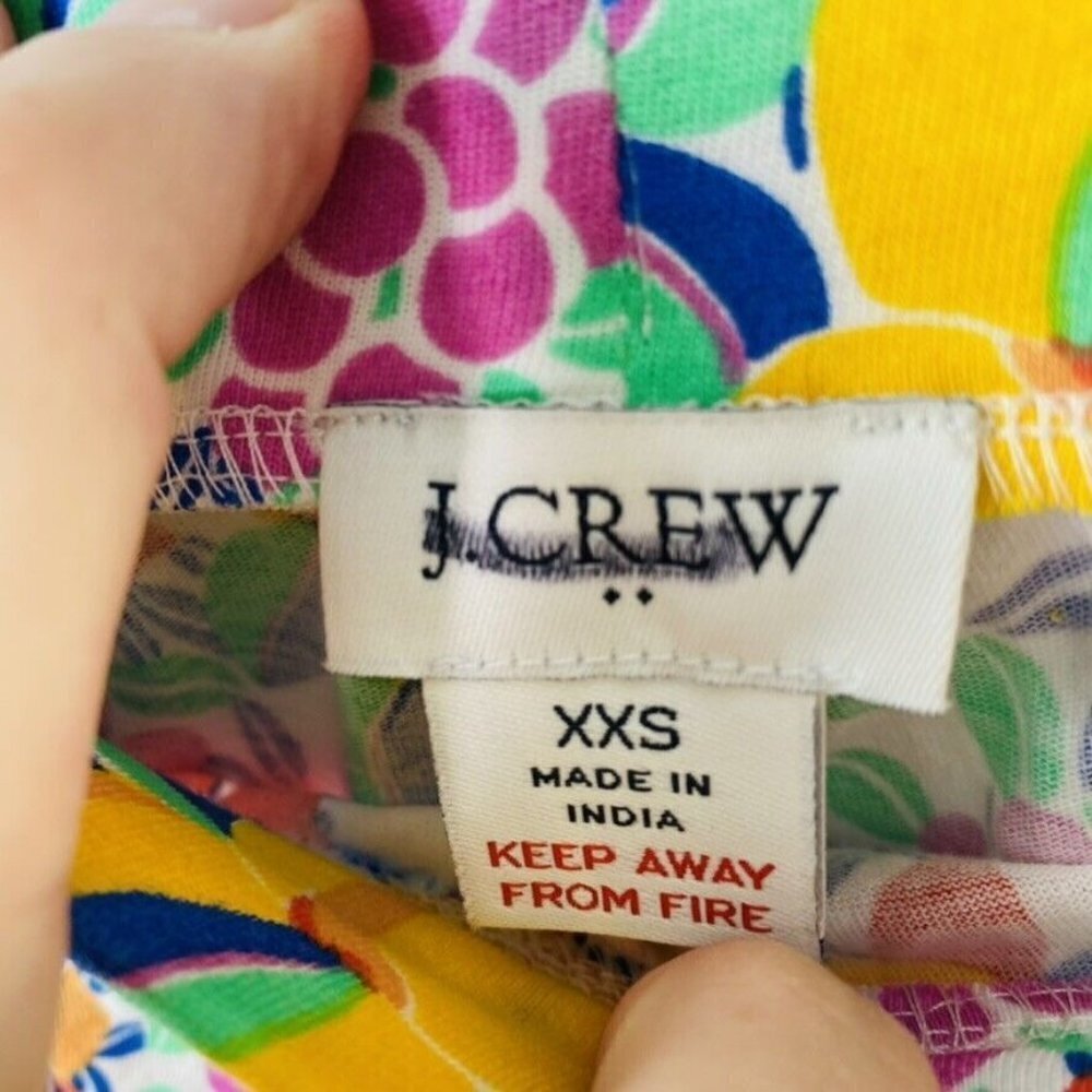 J.Crew Women's Printed Pajama Bottom Size XXS - Picture 2 of 4
